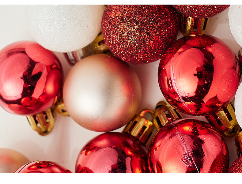 Hand-painted 3cm Christmas balls