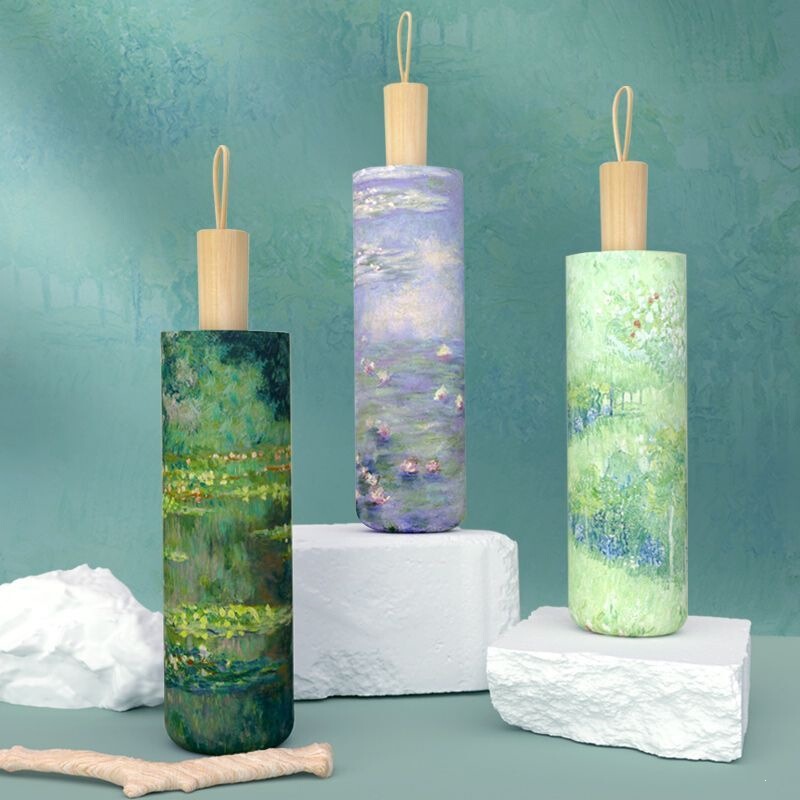 Atmospheric Oil Painting Style 16-Rib Umbrella for Women, Uv Protection, Sunshade, Dual-Use for Sun and Rain, Large Folding Sun Umbrella Atmospheric Oil Painting Style 16-Rib Umbrella for Women, Uv Protection, Sunshade, Dual-Use for Sun and Rain, Large Folding Sun Umbrella