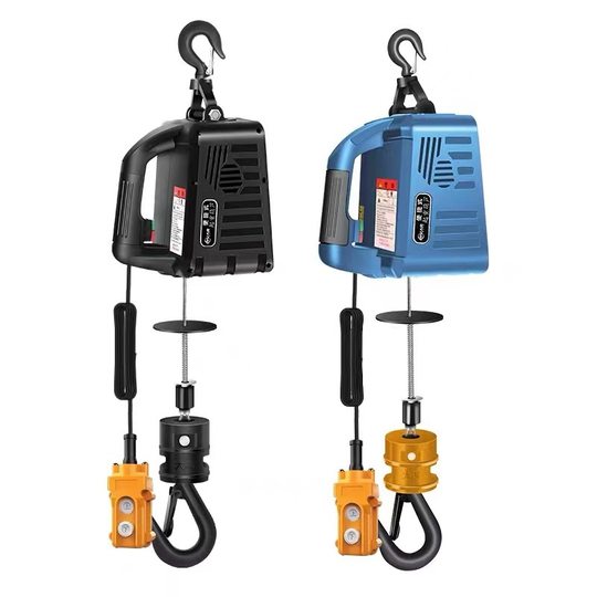 Mini electric hoist 220V household small crane portable electric hoist small hoist remote control traction hoist