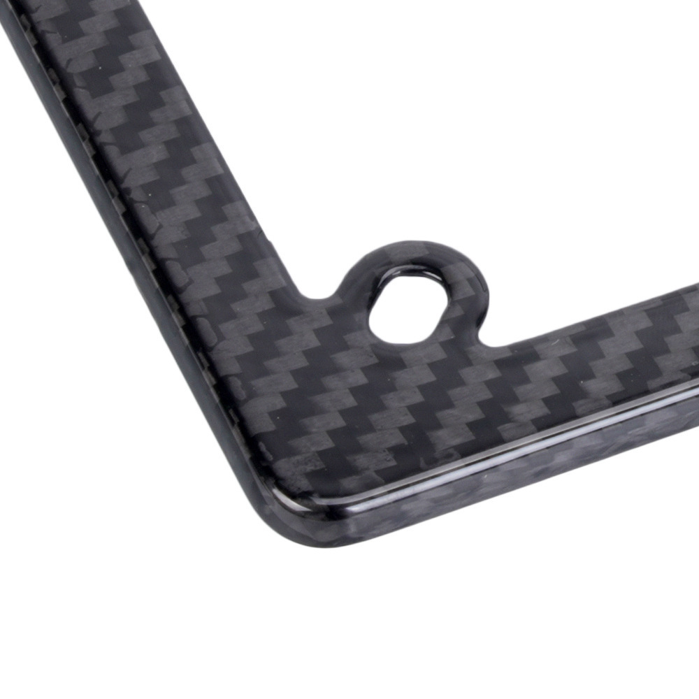 Motorcycle License Plate Frame Carbon Fiber License Plate Frame Dry Carbon Electric Vehicle Us Standard License Plate Holder Real Carbon Modification Accessories