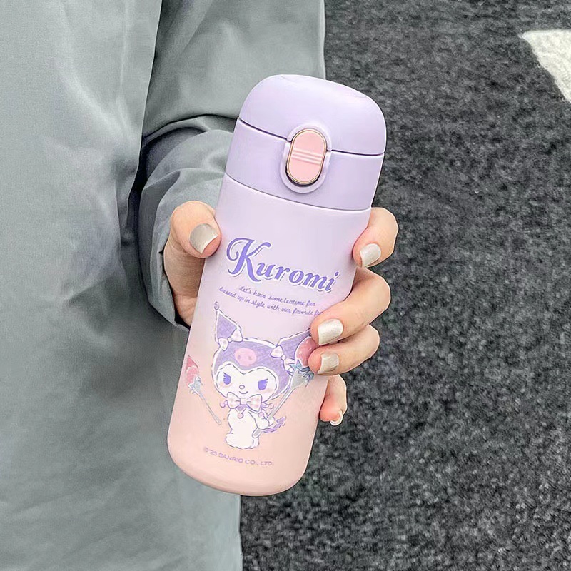 サンリオクロミ保温カップ子供用新型コップ女子高颜値携帯保温ポット誕生日プレゼント|undefined