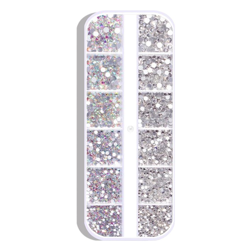 Traje de herramienta de perforación de uñas de Venta caliente transfronteriza de Amazon uñas rhinestone doble cabeza taladro crayón pinzas traje
