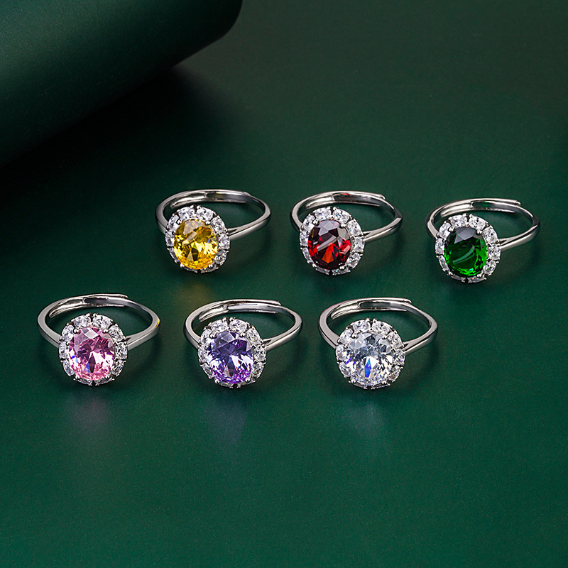 6g Weight Zircon Inlay Material Adjustable Ring Classification Adjustable Ring Size 1 Piece Quantity Wedding Occasion Copper Material wedding season Festival Geometric Pattern All Seasons Season Women's Gender Elegant, Streetwear Style Wholesale Jewelry Elegant Streetwear Geometric Copper Zircon Adjustable Ring 无