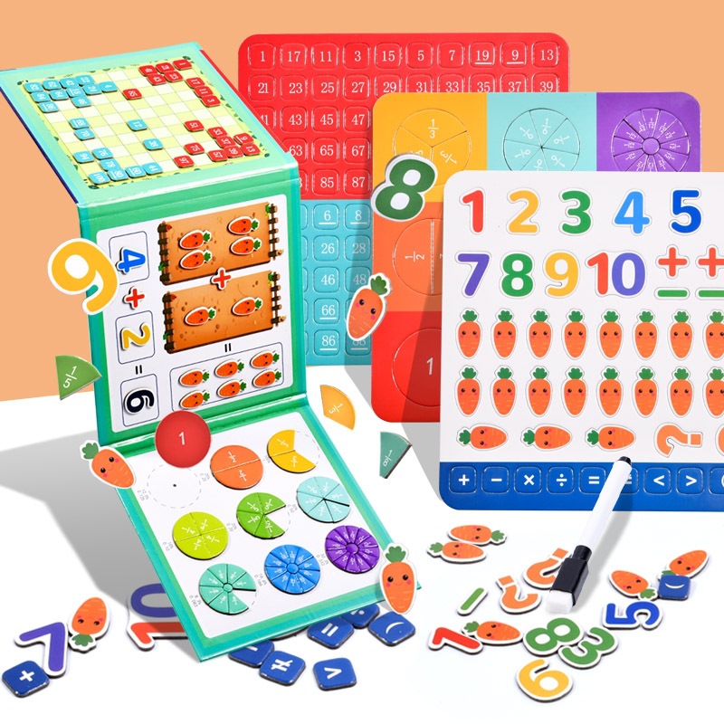 Kindergarten juguetes descomposición digital contador aritmético Primaria primer grado Matemáticas aprendizaje adición y sustracción material didáctico artefacto