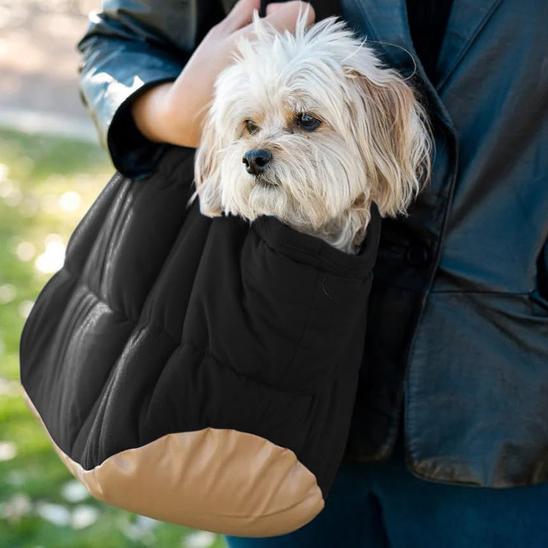 おしゃれなシングル肩のペットバッグ犬猫のオックスフォード布は外に持ち出しています。|undefined