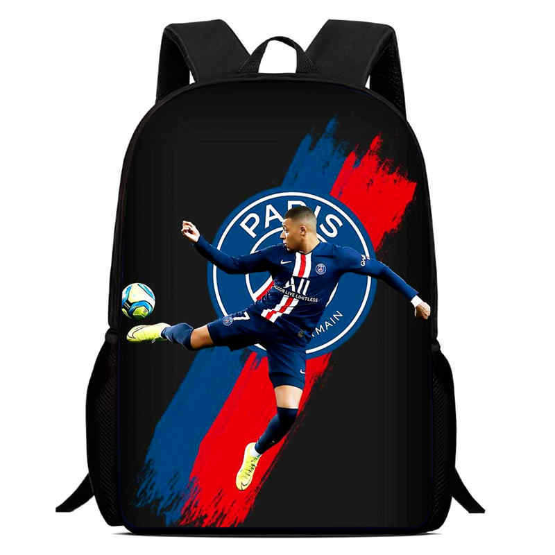 Amazon crossover nueva mochila con estampado periférico de futbolista mochila escolar para estudiantes mochila para niños