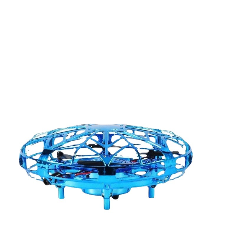 Cross-border hot selling hand throwing UFO flying saucer suspension helicopter luminous fairy induction aircraft toy wholesale