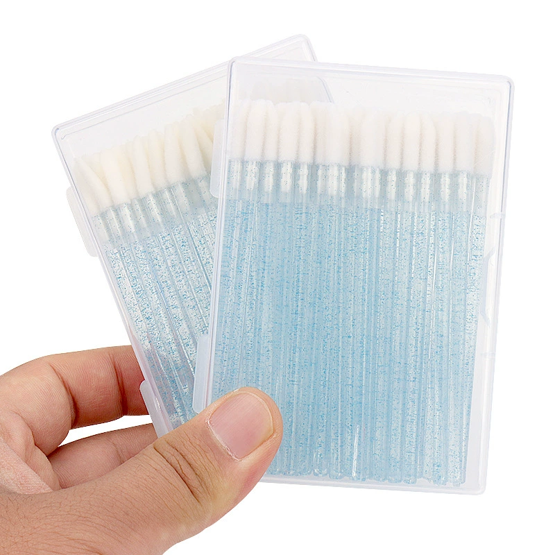 Nylon long lipstick, brush, 50 pieces