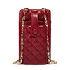 One-shoulder bag, phone bag, chain, coins, card holder, suitable for import, chain bag