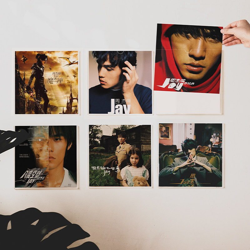 Acrylic Square 8inch Photo Frame Photo Wall Nfc Music Transparent Picture Frame with Printing Card Slot Wall Sticker No Drilling Required