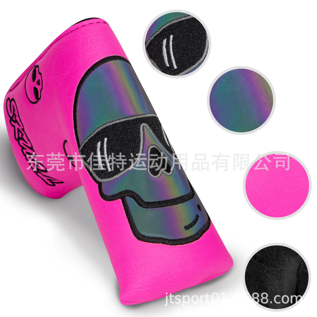 Cráneo cubierta del Club de Golf conjunto completo varilla de hierro N ° 1 calle pequeña pierna de pollo varilla de madera putter tapa protectora cubierta fábrica