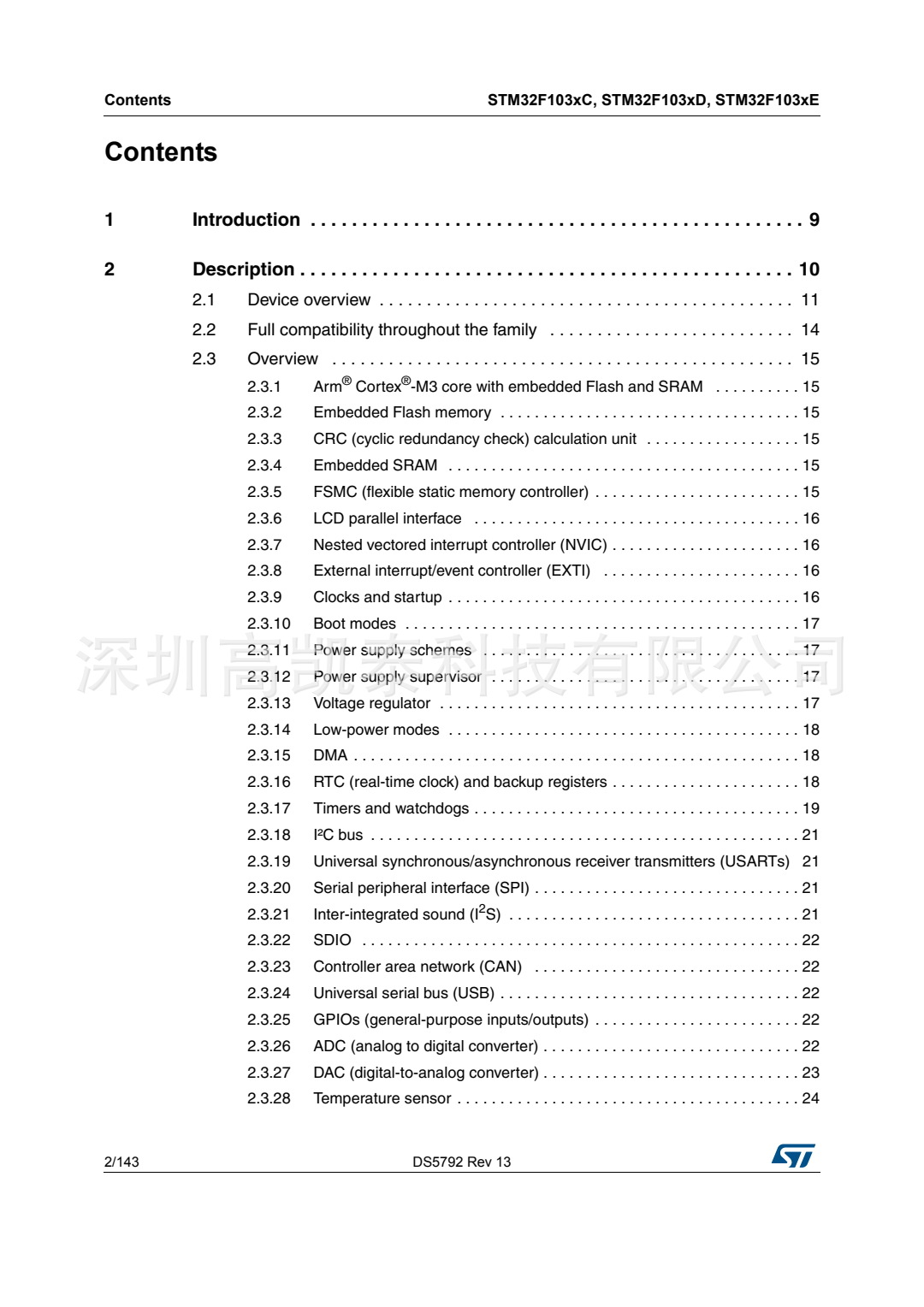STM32F103RCT6 集成電路IC 芯片