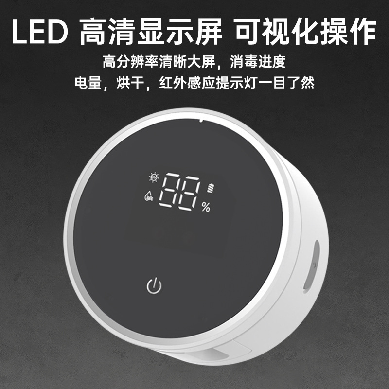 越境販売用歯ブラシ除菌ボックス、人気商品歯ブラシ除菌器、新型ポータブル壁掛け式スマート除菌歯ブラシケース|undefined