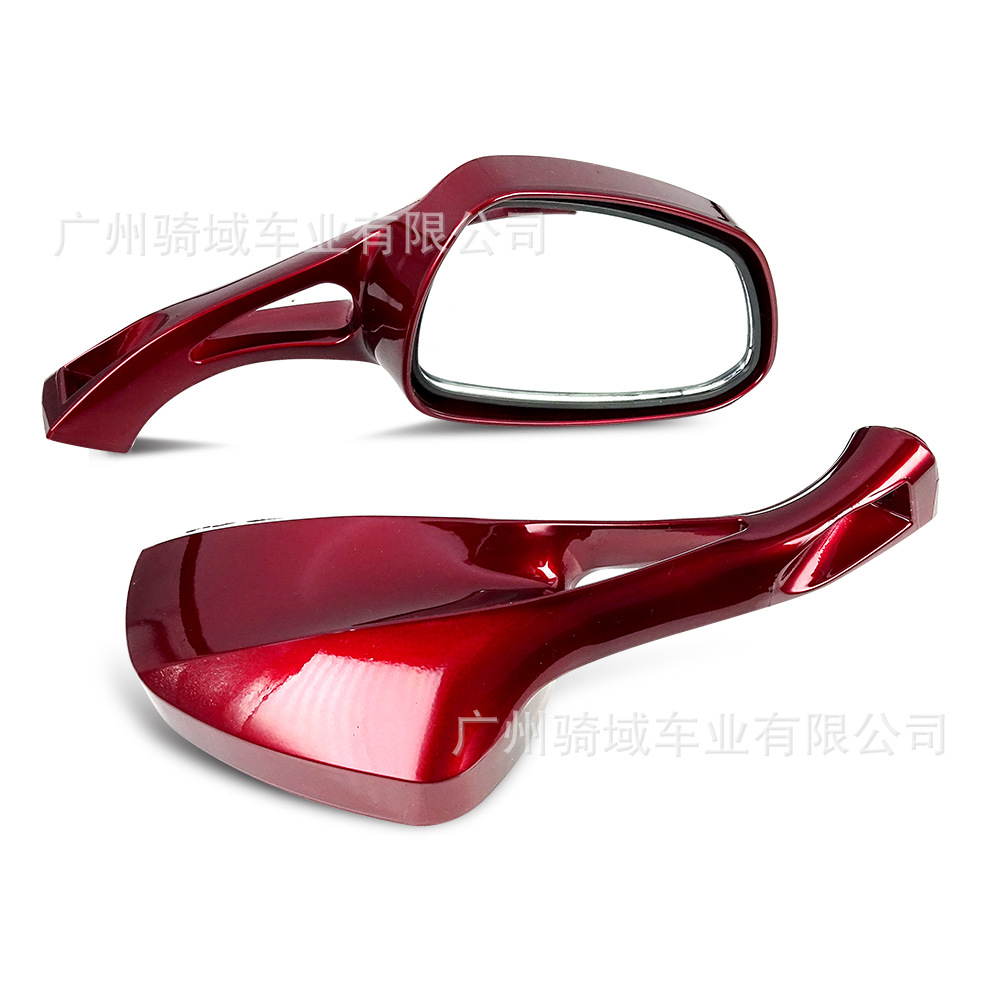 Red Ruby Hj125 Motorcycle Parts Lanjixing Haojue Women's Scooter Rearview Mirror Reflector