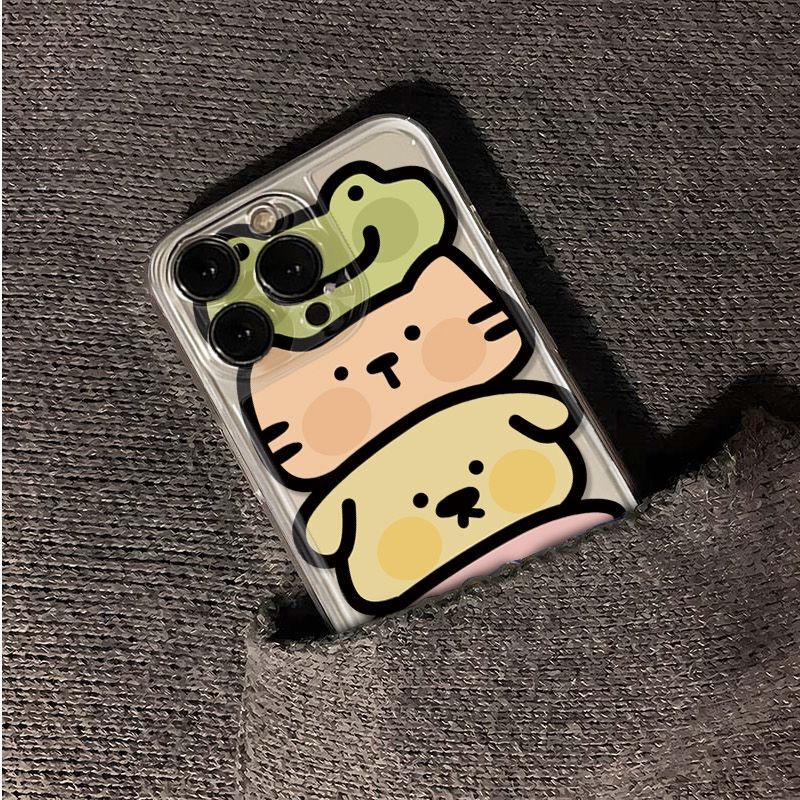 动物叠叠乐适用于iPhone15promax苹果16简约14高级13防摔12|undefined