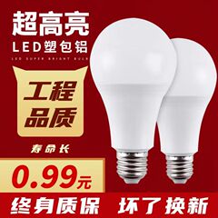 電球20w省エネ超明るいバヨネットプラスチック包装アルミ省エネランプねじ口家庭用電球led電球e27