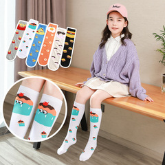 2022春季新款 美食系列卡通兒童中筒襪 女童小腿襪寶寶可愛長筒襪