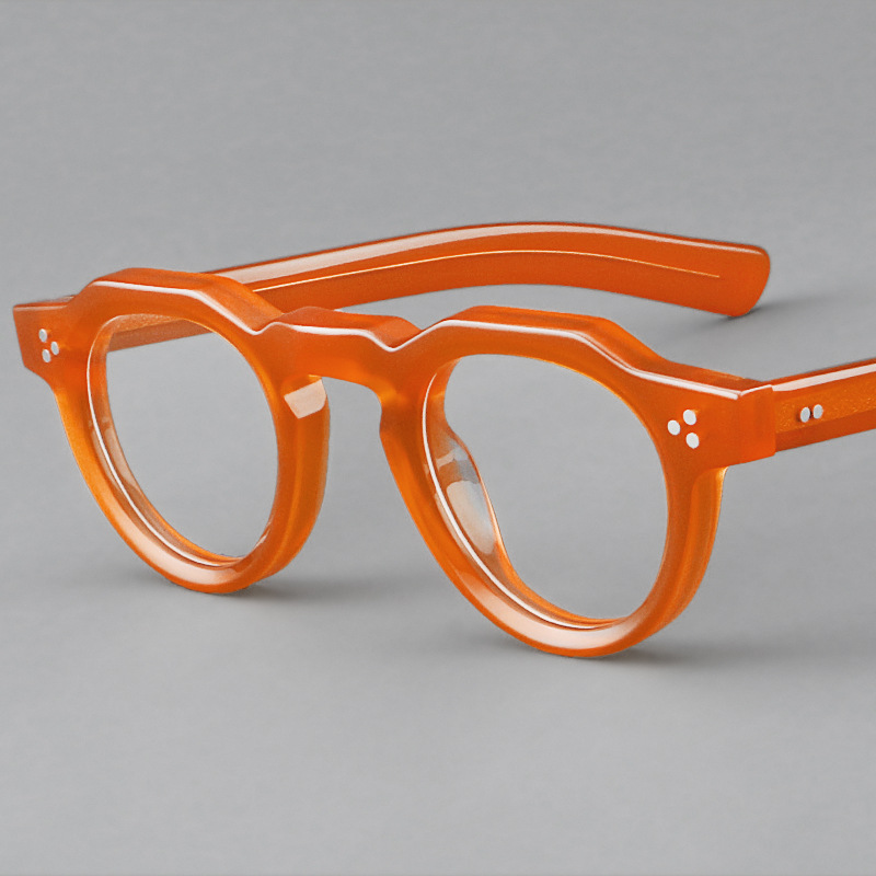 工厂直销板材眼镜复古镜架8013欧美丹阳现货批发 可配近视镜框