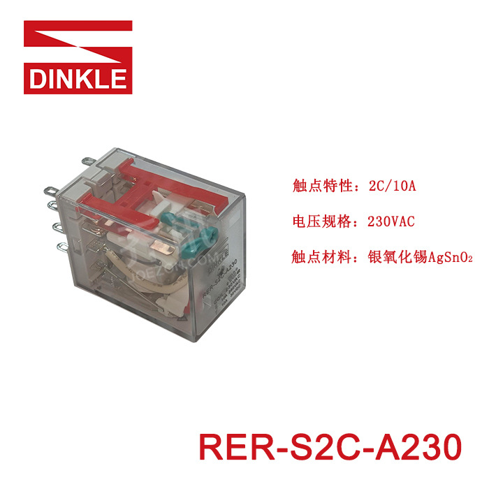 ���DINKLE ѹ�߳��� ͨ���ͼ̵��� 2����24V ŷ�����,����10A