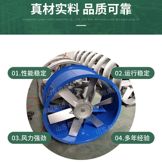 山东高温高湿双速消防排烟风机循环高温轴流风机烤房用木材烘干机