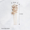 Hair accessory for bride, Hanfu suitable for photo sessions, hairgrip, Chinese hairpin, flowered