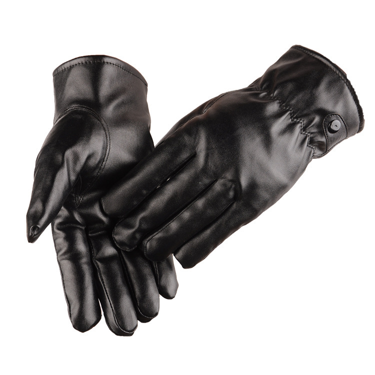 皮手套手套男秋冬季加絨保暖韓版水洗皮冬騎車開車摩托車贈品手套