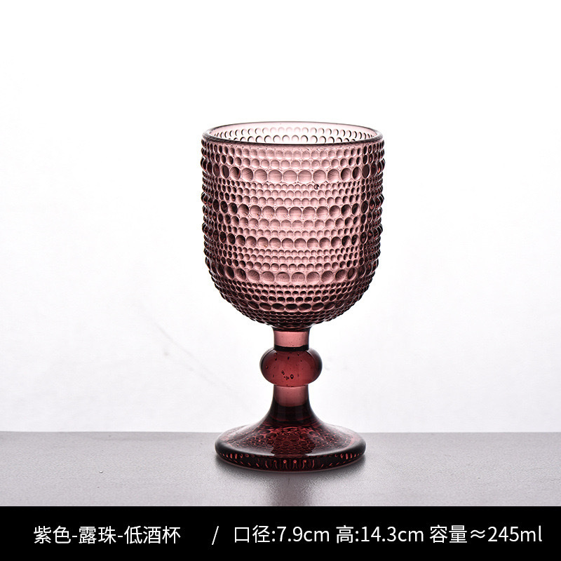 Nuevo retrógrado tallado alto taza de agua taza de vino taza de bebida creativa elegante casa hotel café utensilios de vino