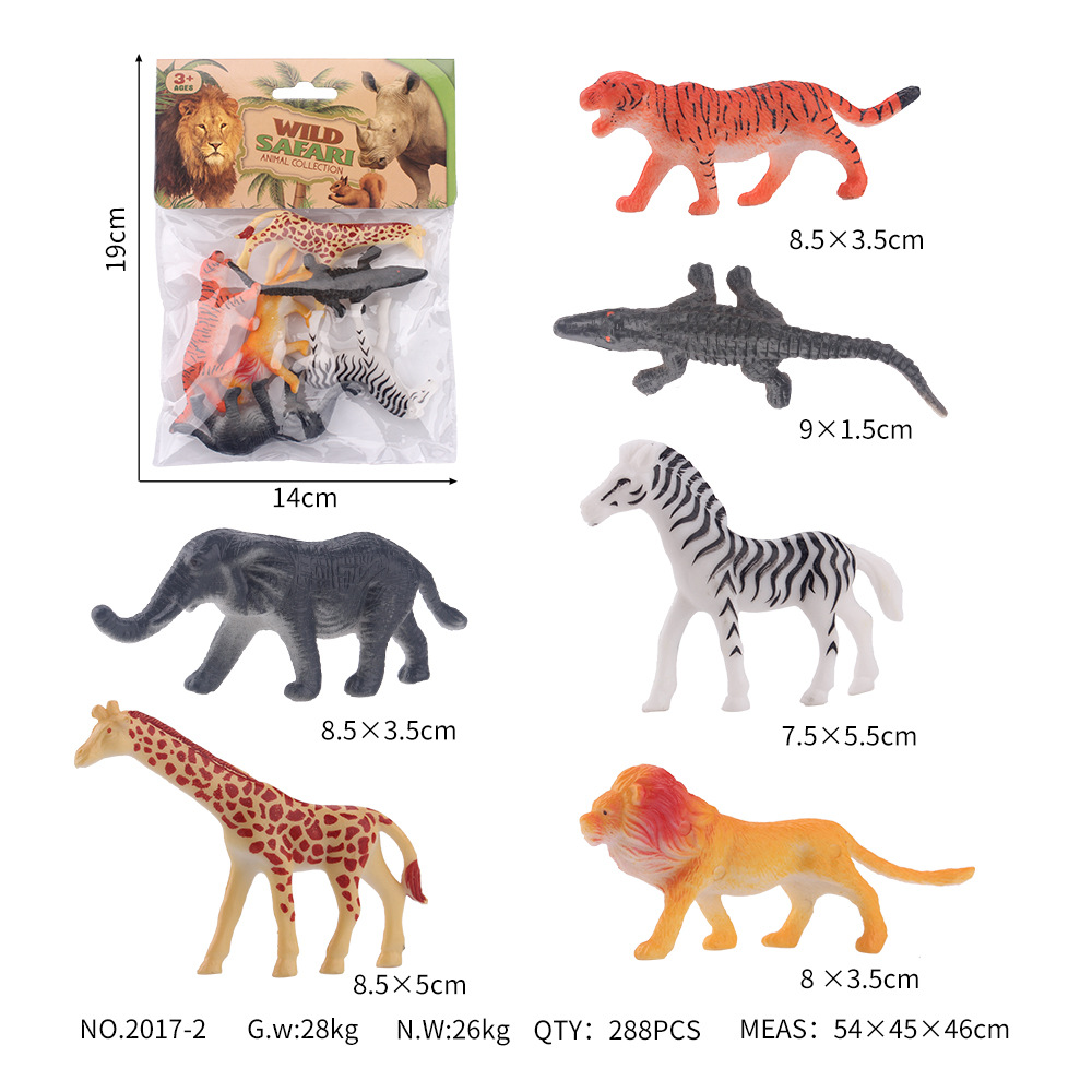 B 섹션 4 인치 고체 동물 6