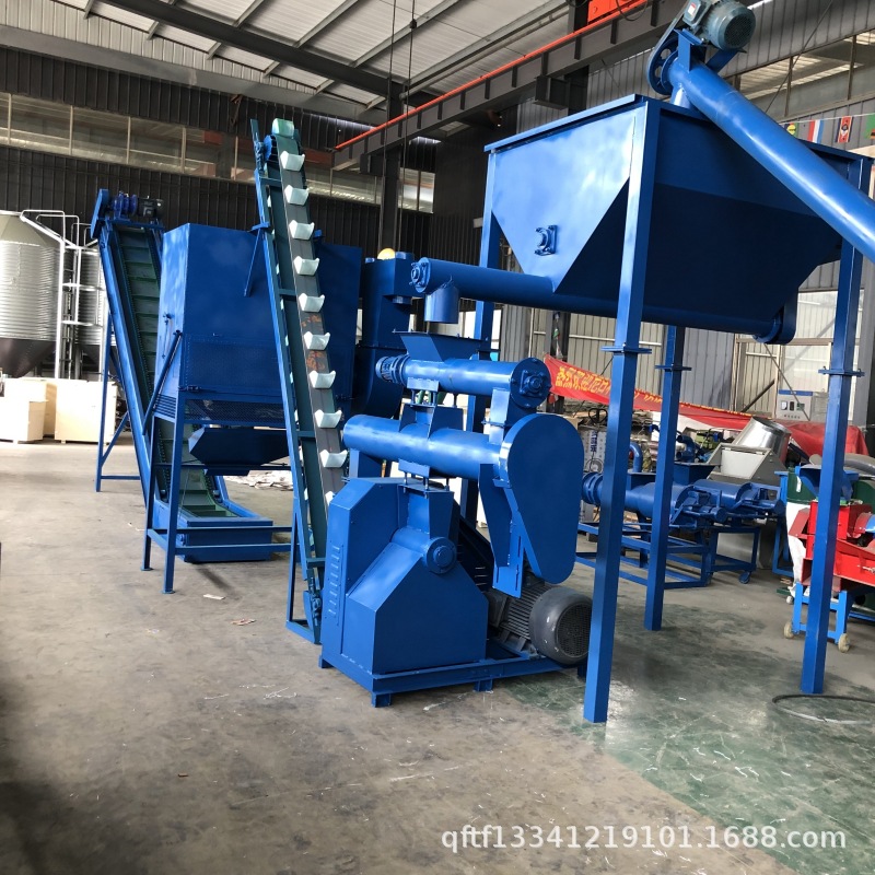 家禽颗粒饲料机  出料长短可调颗粒饲料机生产线 养殖饲料颗粒机