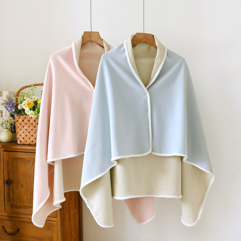 Maternity Shawl Cape Autumn and Winter Thermal Nursing Warm Postpartum Shoulder Protection for Pregnant Women in Air-Conditioned Rooms Maternity Shawl Cape Autumn and Winter Thermal Nursing Warm Postpartum Shoulder Protection for Pregnant Women in Air-Conditioned Rooms