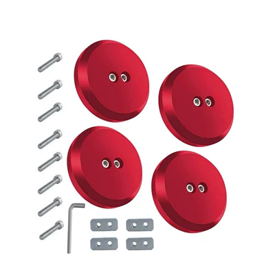 Jack Pad Lifting Ball Bearing Lift Stand Brazed Aluminum Alloy Adapter for Floor Scale (Available in Black) (Car jack)
