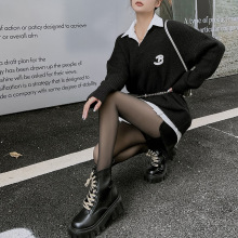 2023水光袜加绒加厚水光黑丝一体裤面膜打底裤透肤高腰光腿神器