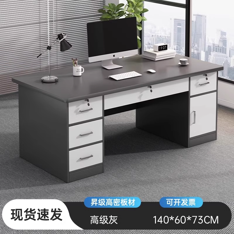 Mesa de oficina personal mesa y silla combinación de mesa de jefe de oficina simple y moderna oficina personal mesa de computadora de escritorio