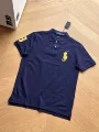 Navy gold label