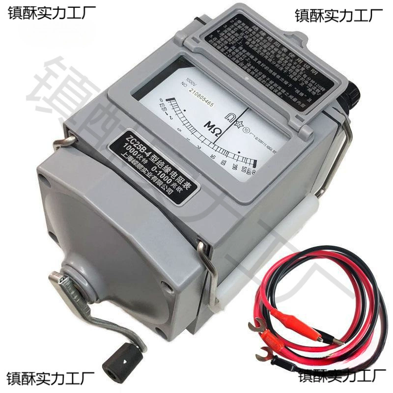 Электрик-качалка ZC25-3 типа 0-500 Мг-метр ZC25-4 1000 В Изоляционный сопротивление Измерительный пластик Mai Taibao