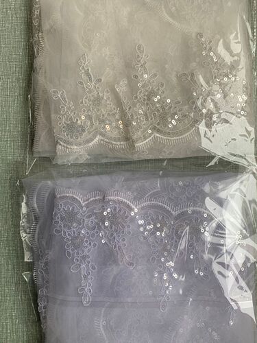 Two-layer sequin lace luminous small veil iron comb bridal veil foreign trade exquisite wedding accessories wedding veil