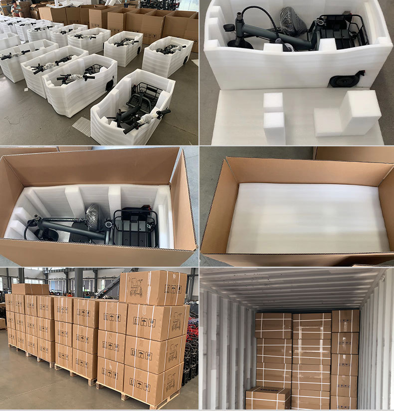 Exported to the United States Folding Electric Four-Wheeler Small Elderly Scooter Aluminum Alloy Ultra-Light Folding Lithium Electric Vehicle