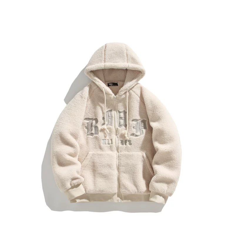 Demi-season patch with hood, jacket, 2023, plus size, increased thickness