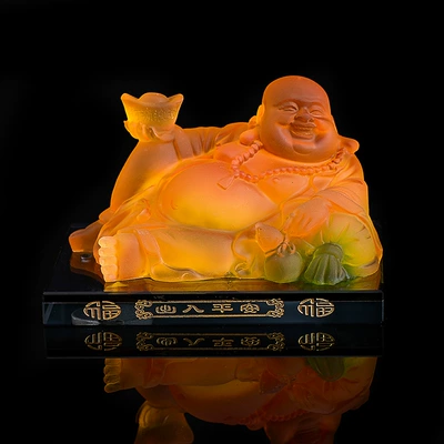 Buddha Aroma Seat Car Interior – Car ornaments - glazed-buddha-without-beads