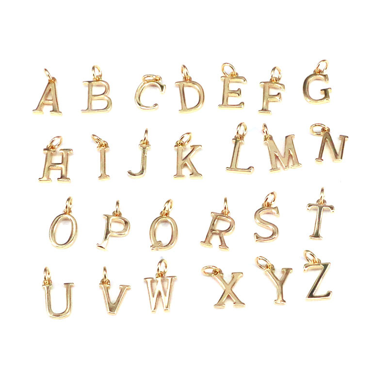 2g Weight Bag Hardware Bag Accessories Type Pendant Jewelry Making Type Pendant Necklace Classification 1 Piece Alloy Letter Pendant