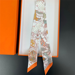 綁包絲巾手柄女包提手絲帶手袋纏包帶細小長條女百搭髮帶領巾裝飾