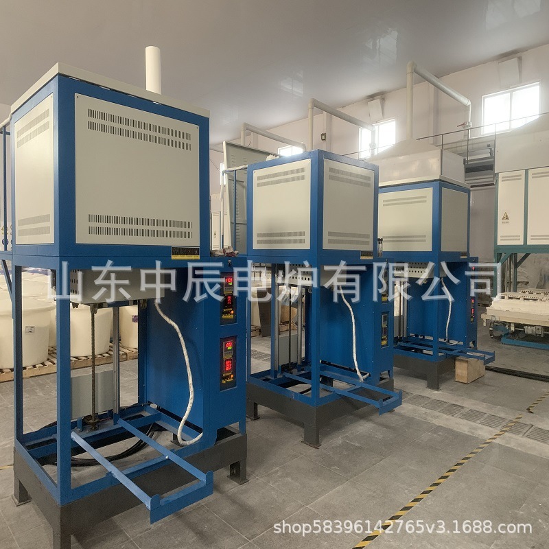 【Zcdl山東中辰電気炉】大型溶塊炉ガラス底部昇降加熱高温るつぼ溶塊炉|undefined