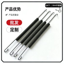 拉伸弹簧304不锈钢双钩拉簧摩托车模具医疗玩具配件长沟弹簧定制