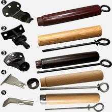 炒锅把手手柄配件炒锅手柄榉木木头防烫锅耐热锅把子炒锅平底锅手