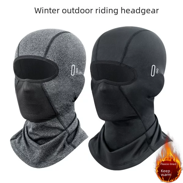 Free Shipping Winter fleece-lined Riding Mask Printed LOGO Warm Cold-proof Neck Face Cover Neck Cover Ski Face Cover