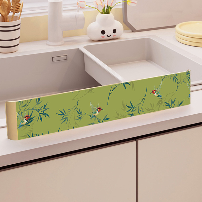 New Chinese-Style Kitchen Sink Splash Guard Washbasin Laundry Sink Bathroom Anti-Splash Water Barrier Dishwashing Sink