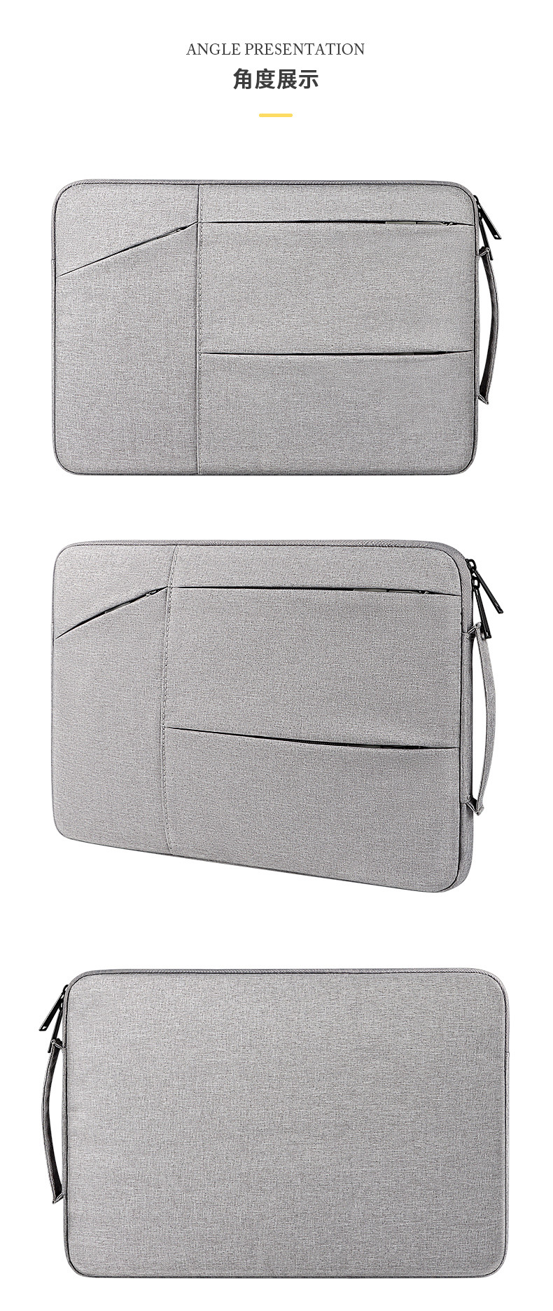 Wholesale portable notebook computer bag inner liner bag 1345.6-inch fashionable notebook with logo printing available undefined