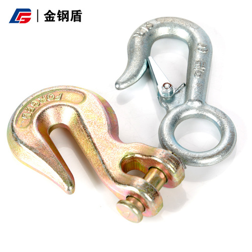 Wholesale G80 American Hook Alloy Rotating Hook Large Opening Eye Hook Steel Pipe Hook Lifting Hook Rope