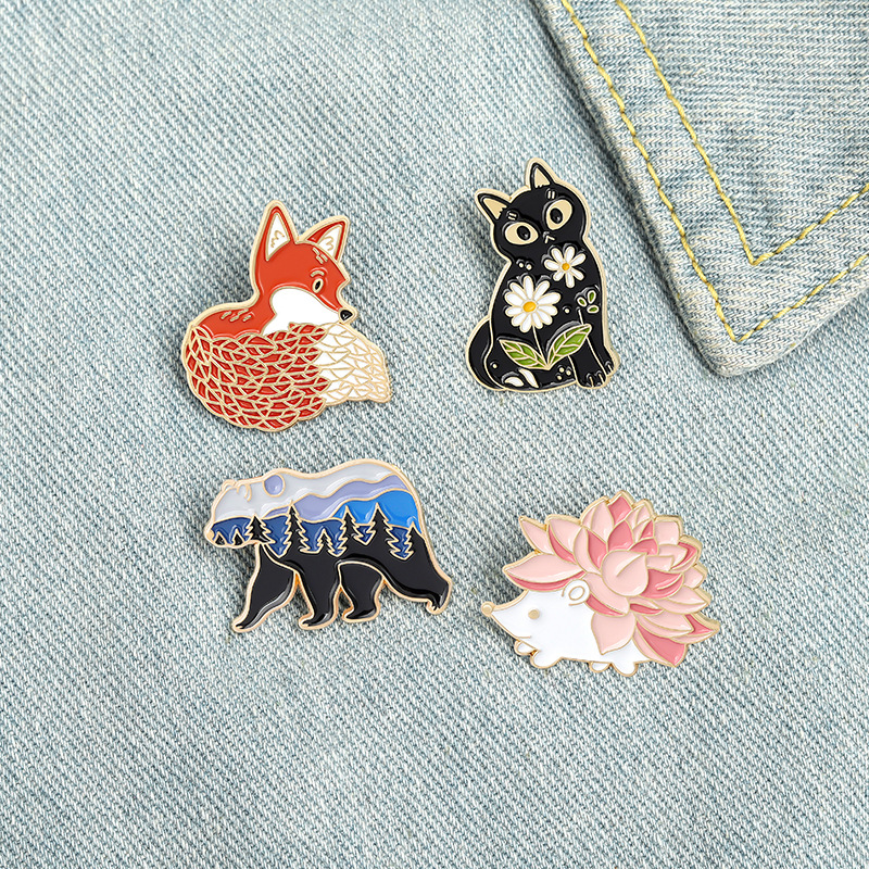 Fashion Pin Animal Alloy Plating Metal Unisex Brooches display picture 2