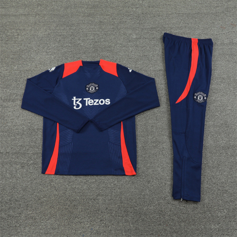 Jugadores fanáticos trajes de entrenamiento de mangas largas Real Madrid trajes de adultos Barcelona Arsenal camiseta de medio tracción Manchester City Juve image 41